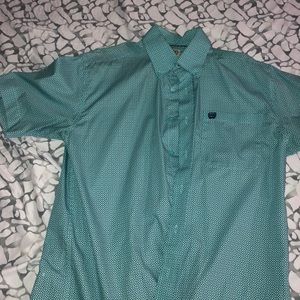 Cinch short sleeve button up